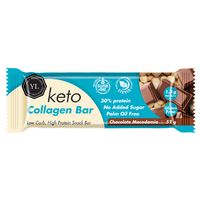 Youthful Living Keto Collagen Bar - Chocolate Macadamia 